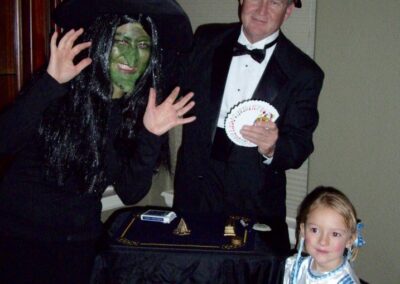 magic show at a halloween party