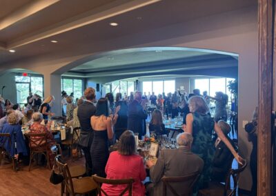strolling magic at a wedding reception in Genesee