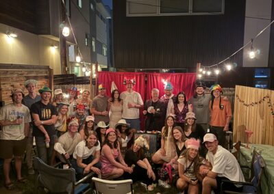 3 birthdays celebrated at one backyard party in LoHi
