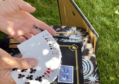 Birthday party magician Bruce Erickson performing in Littleton